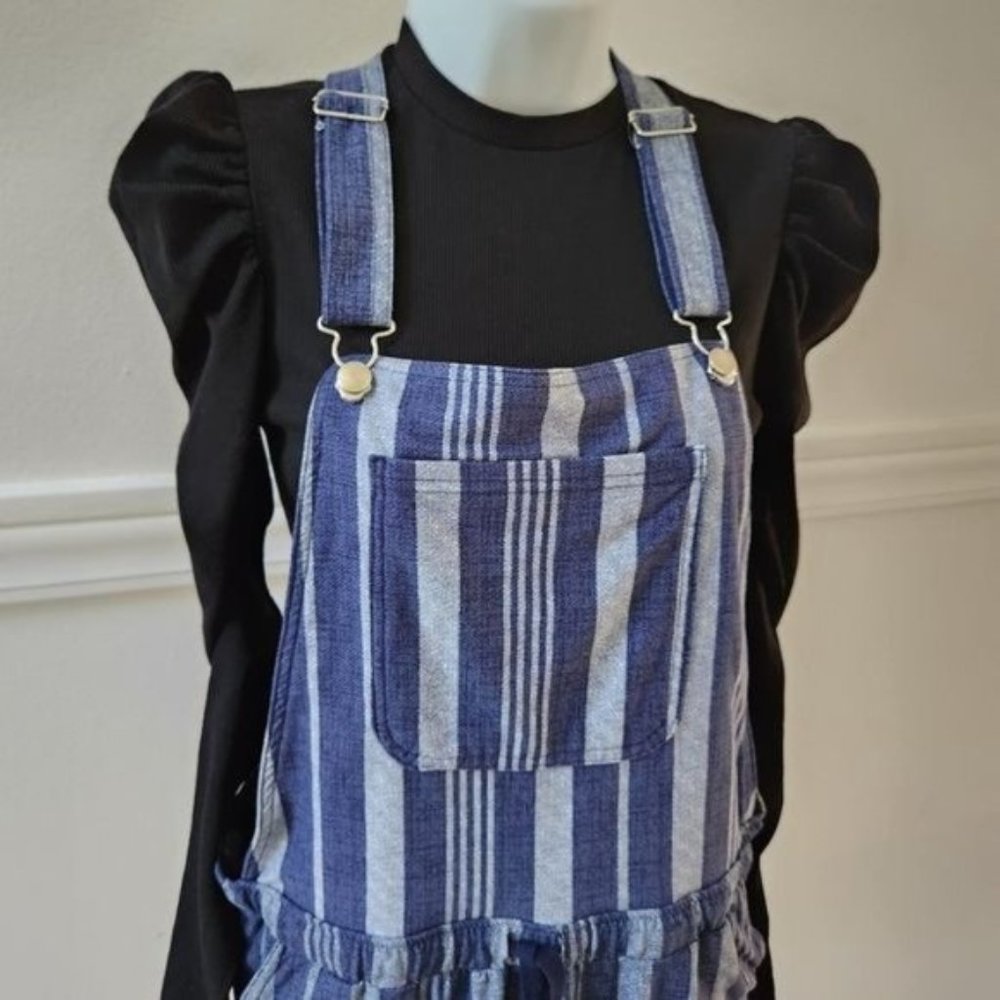 No Boundaries Juniors Shortalls Semi-fitted Dark Navy Str - Picture 6 of 15